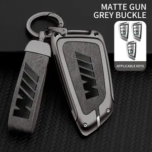 Zinc alloy Car Remote Case Cover Protector Car Key Accessory For Bmw F20 G20 G30 X1 X3 X4 X5 G05 X6 X7 G11 F15F16 G01 G02 F48 Accessories Keychain