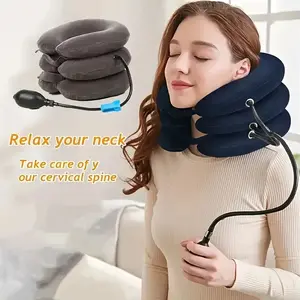 Neck Stretcher – Inflatable Cervical Traction Device for Neck Pain Relief, Adjustable Neck Brace for Home Use, Cervical Spine Decompression Tool for Muscle Tension & Stress Relief Menswear Soft Long Natural Sleeveless Tops Man Bestie tiktokshopspringglowu