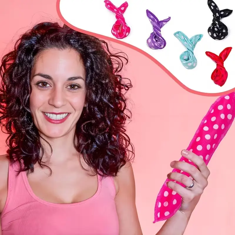 30pcs 5 Colors Hair Curler RollersBag, Hair Styling Tools, DIY Night Sleep Foam Hair Styling Tools, Flexible Soft Sponge Pillow Curlers Rollers with Storage summerwins