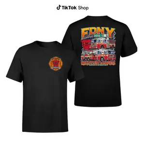 FDNY Watchdawgs Gravesend T-Shirt, Vintage Streetwear Firefighter Tee, Soft Cotton Blend, Gift For Firefighters And Fire Truck Enthusiasts