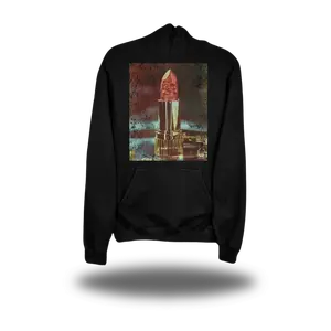 LIPSTICK BLACK HOODIE