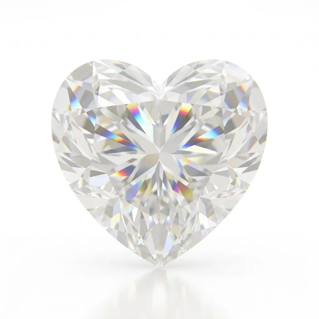 Heart Shaped Lab Grown Diamond Loose Stone VVS Clarity IGI Certified Eco Friendly Ethical Diamond for Custom Engagement Ring Promise Anniversary Gift DIY Jewelry