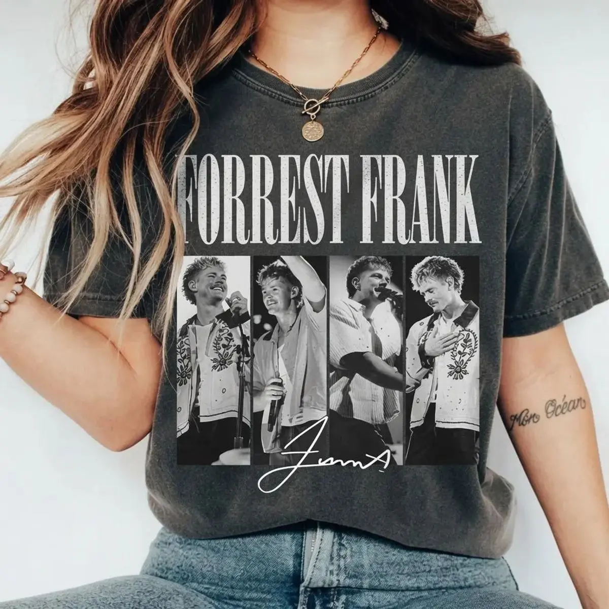 Comfort Colors Forrest Frank Tour 2026 Shirt, Jesus Makes Lemonade Christian Graphic Tee, Vintage Music Concert T Shirt, Inspirational Faith Gift Church Groups And Worship Music Lovers, Unisex Crew Neck Top, Crewneck Top