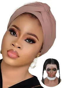 10 Inch Black Human Hair Full Lace Frontal Wig, Glueless Gele Frontal Hairline, Elegant Fashion Wig for Women, Lace Front Bobs