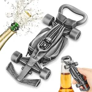 New Rolling Wheel Racing Car Shape Bottle Opener, Multi-Functional Beer Soda Drink Opener for Kitchen Bar Party ,Creative Gift for Men