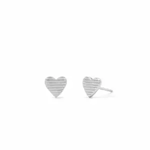 Sabrina Heart Earring Studs