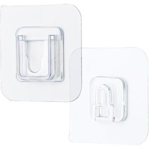 5/10/15 pairs Wall Hooks Hanger Double Sided Adhesive Suction Cup Sucker Kitchen Bathroom Wall Storage Holder Organizer