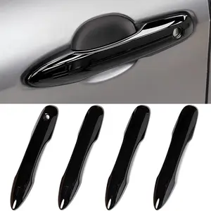 No Adhesive Snap-on Car Door Handle Cover Protector Compatible for Toyota 2018 2019 2020 2021 2022 2023 2024 2025 Camry 2019-2025 Corolla 2019-2022 Avalon 2016-2025 Prius 2020-2024 Venza Accessories