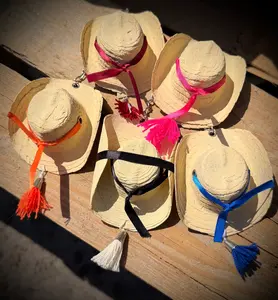 3.94” Sombrero Calentano Tierra Caliente Llavero-Mexican Hat Keychain