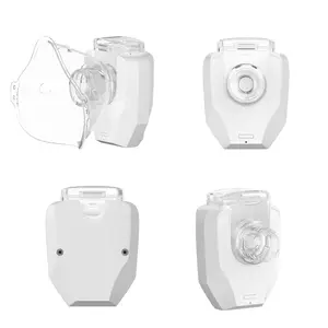 Handheld Portable Nebulizer with 400mA for Adults & Kids Adjustable , Includes Face Mask and Mouthpiece, Features a Compact and Self-Cleaning Design, Suitable for Home Use