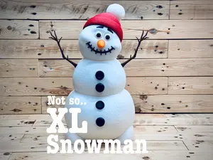 Not so.. XL Snowman - 3D Printed Christmas - Assembly required Parts