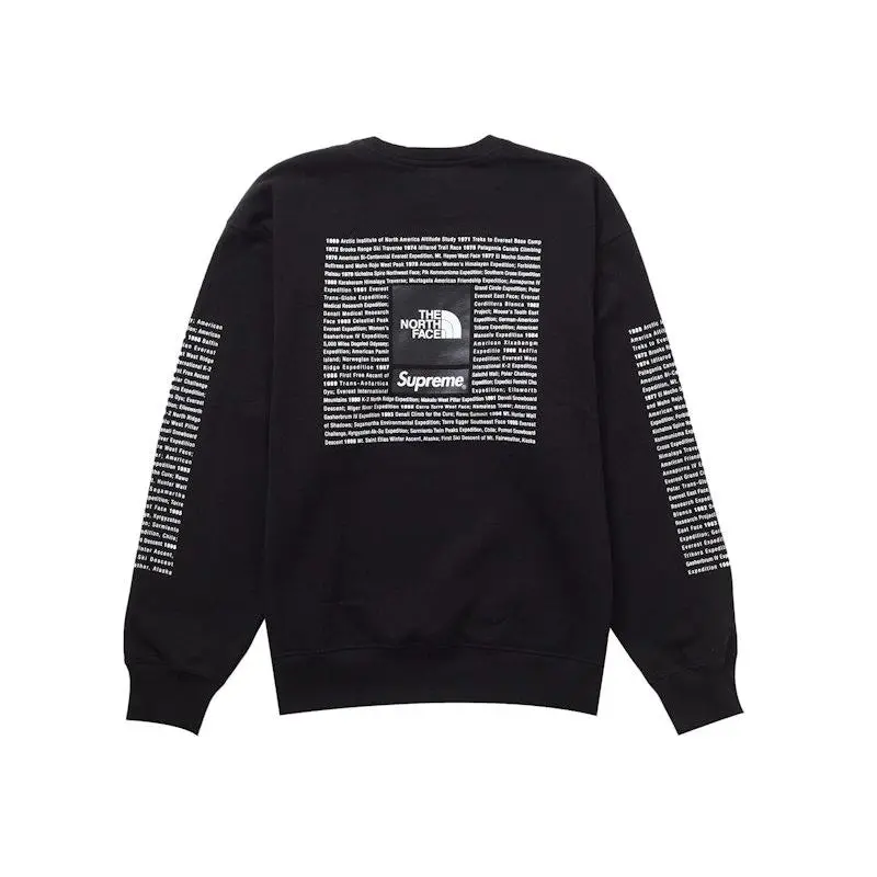 Supreme Men's The North Face Crewneck Black, from StockX