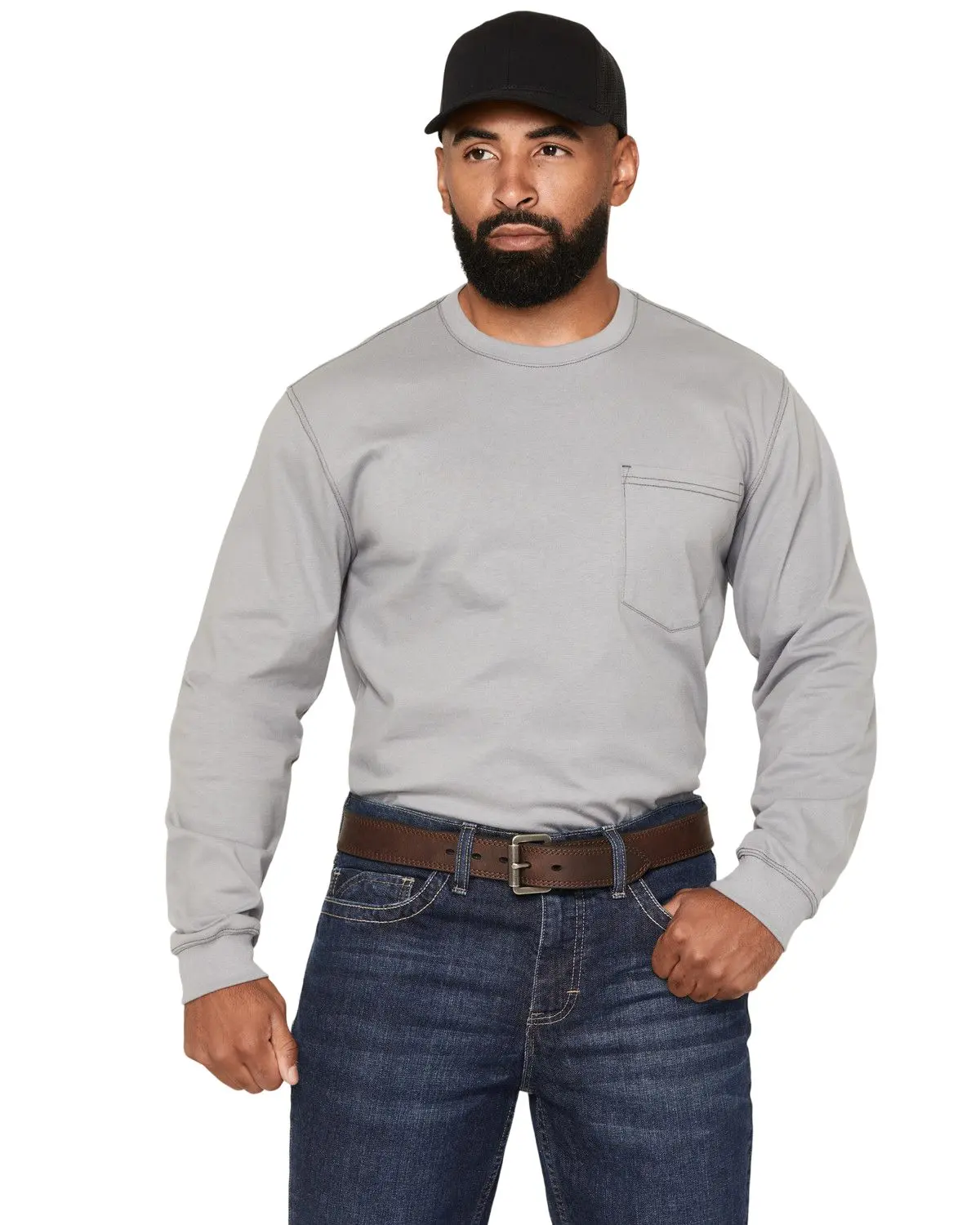 Cody James Men's Men'S Fr Horns Long Sleeve Graphic Work T-Shirt - Cjfrfa26k29-Ch