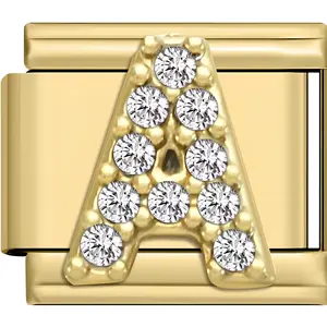 Sparkly Letter Charms