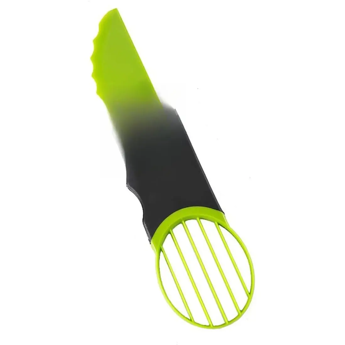 3 In 1 Steel Vegetable Cutting Slicer Kitchen Utensil - Durable ABS Gadget for Avocado Lovers to Cut, Pit & Scoop, Portable, Lightweight, Dishwasher Safe