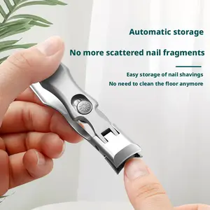 Stainless Steel Nail Clipper, Large Opening Nail Clipper, Manicure & Pedicure Tool for Home &Salon Use, Nail Care Tool