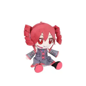 New hot Kasane Teto Plush Toy Soft Doll Stuffed Plushies Figure Anime Cosplay Cartoon Birthday Present Christmas Gift for Fans