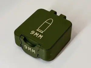 Layer51 BoxLoc Modular Storage Case Large Removable Tray Insert 3D Printed Organizer with Secure Hinge and Finger Latches for Easy Handling