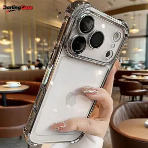 DarlingCase Airbag Shockproof iPhone 17 Pro Max Case . 4-Corner Drop Protection, Built-in Lens Cover, Slim Protective Case – Built Tough, Ready for Everyday Drops (Fits iPhone 11–17 Pro Max Plus)