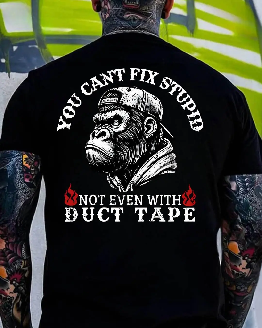 You Can’t Fix Stupid Not Even With Duct Tape T Shirt – Sarcastic Men’s Hoodie, Duct Tape Humor Hoodie | Sarcastic Graphic Sweatshirt