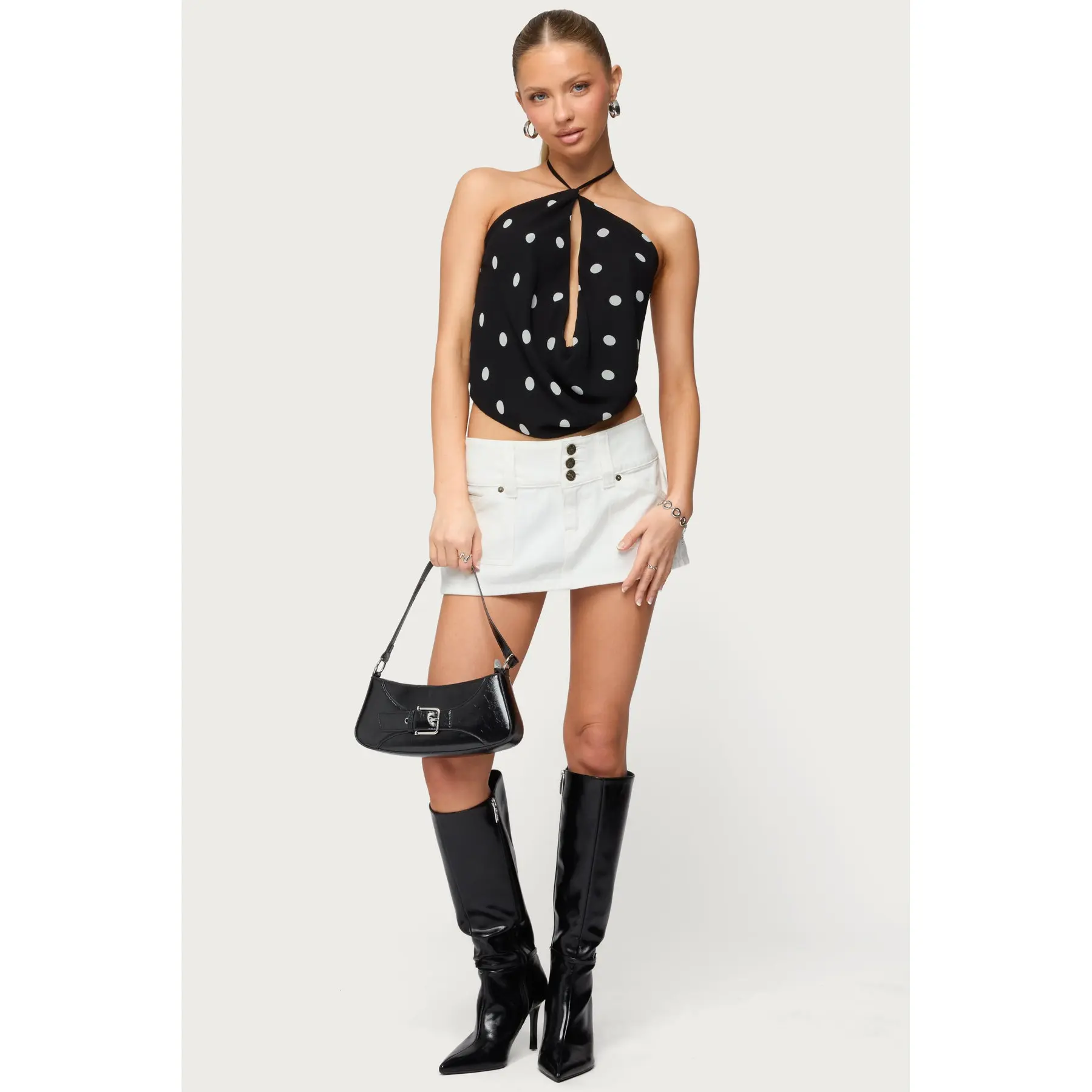 Petite Mckinley Denim Mini Skirt