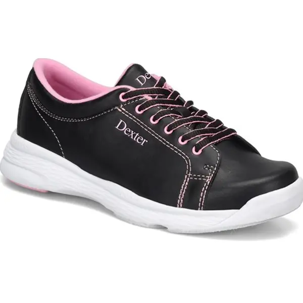 Women's Raquel V Sports Bowling Shoes - Soft Synthetic PU Upper, Blucher Pattern for Adjustable Fit, Fabric-Lined with Padded Tongue & Collar, Lightweight Dexlite Outsole, Female, Synthetics