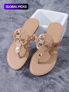 women's hollow out design slide sandals, bohemian sandals, elegant sandal, toe sandals, gifts for her, sandals for women, casual flat sandals for summer, unique sandals, ladies sandal, lightweight shoes for daily wear, girlfriend gifts, footwear
