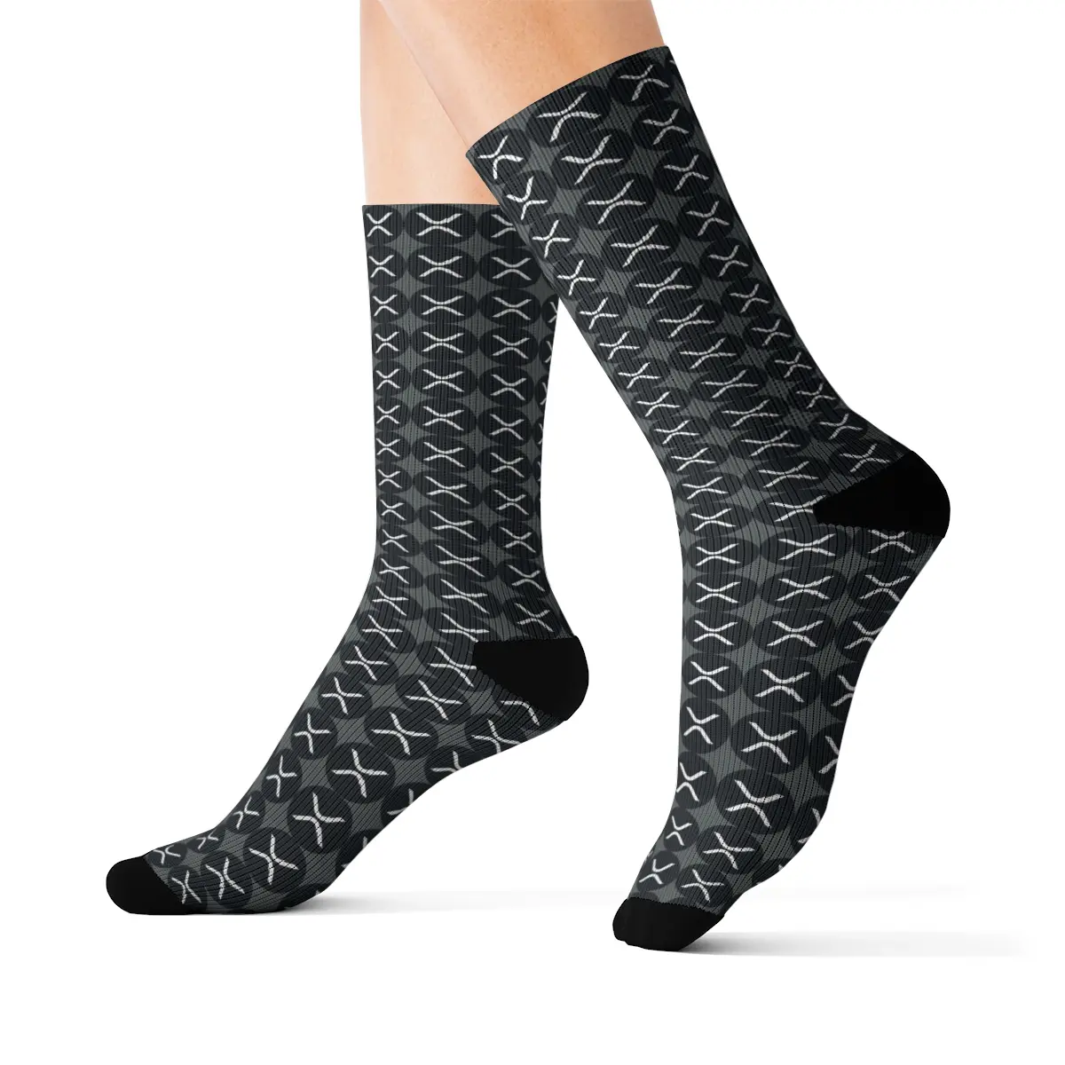 XRP, Ripple, crypto, currency, gift, socks Office Print Menswear