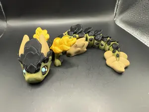 Sakura Dragon 3D printed fidget fun desk decor or gaming station