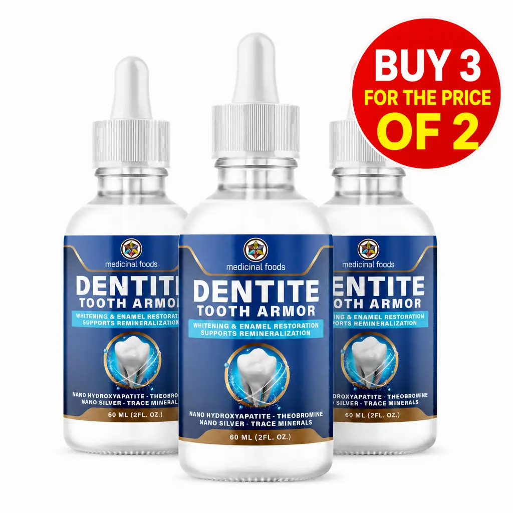 Dentite Tooth Armor Daily Oral Care for Sensitive Teeth & Anti-Cavity Support with Nano Hydroxyapatite & Theobromine Sprays Brush Toothbrush