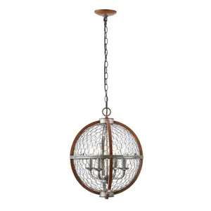 JONATHAN Y Bee Modern Bohemian Iron/Glass LED Pendant; for Living Room, Bedroom, Kitchen, Office