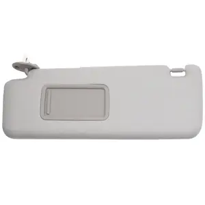 Front Left Driver Side Sun Visor With Vanity Light Compatible Toyota 4runner 2010-2023 Replaces# 74320-35a91-b1 (gray)