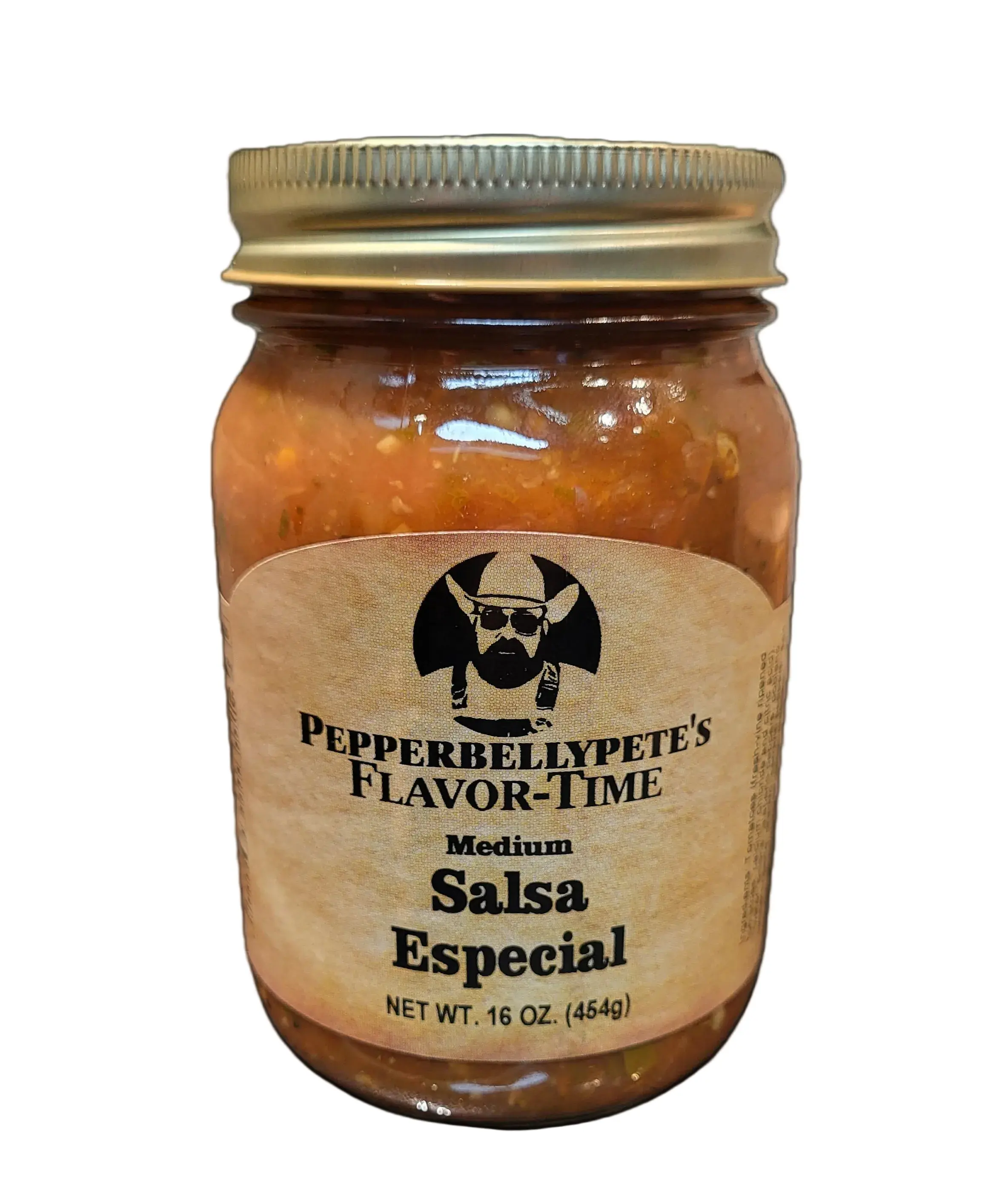 Pepper Belly Pete's Salsa Especial - 16 oz jar Dipping Sauce Jalapeno
