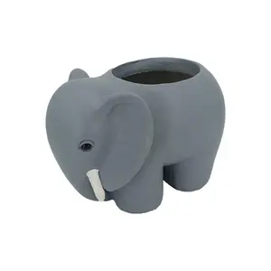 Elephant flower pot indoor plant indoor plant indoor flower pot resin elephant statue flower pot succulents flower pot elephant shaped plant pot resin flower pot decoration