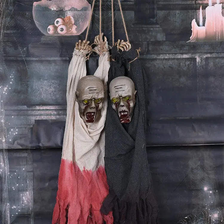 Hanging Raised-Hands Ghost, Assorted Colors Halloween Decoration