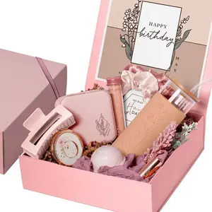 March, April or May Birth Flower Gift Box for Her, Birthday Month Idea, Personalized Birthday Set, Coffee Cup for Best Friend or Mom