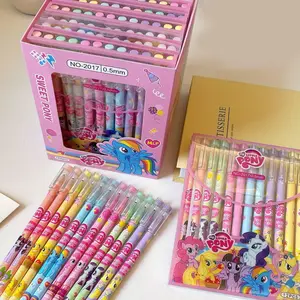 6pcs/12pcs Cute Neutral Pens, High-Quality Cartoon Design, Perfect for Students and Office Workers, Durable Writing Tools