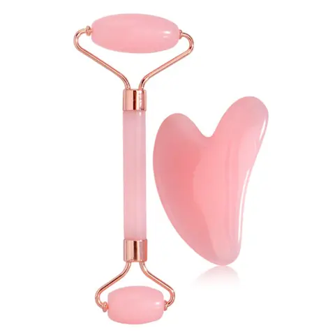 Facial Beauty Massage Tool Set, Facial Care Tools, Skin Care Tools, 2/3/10pcs Face Massager Scraper Roller Ice Mold Cleansing Brush Eye Mask Hair Tie Wrist Strap Storage Bag, At Home Facial
