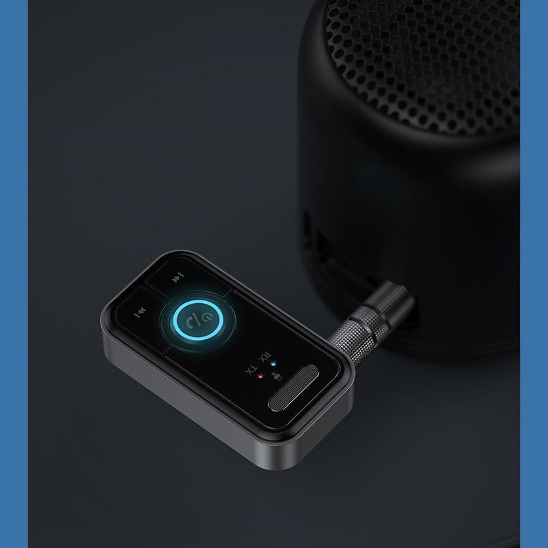 Bluetooth 5.3 Audio Adapter for Car , aux bluetooth，Music Streaming,Wireless Audio Receiver for Hands-Free Calling & Compact Fast Charging Long Standby