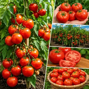 Tomato Seeds for Planting, Heirloom Red Tomatoes, High Yield Vegetable Garden Seeds