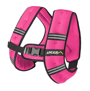 10LB Weighted Vest for Men & Women, Adjustable Workout Vest for Strength Training, Running, Fitness, Home Gym Equipment pink