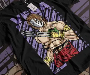 Vega Claw SF2 The World Warrior T-shirt, Retro Gaming Graphic Tee, Vintage Style, Streetwear For Fans