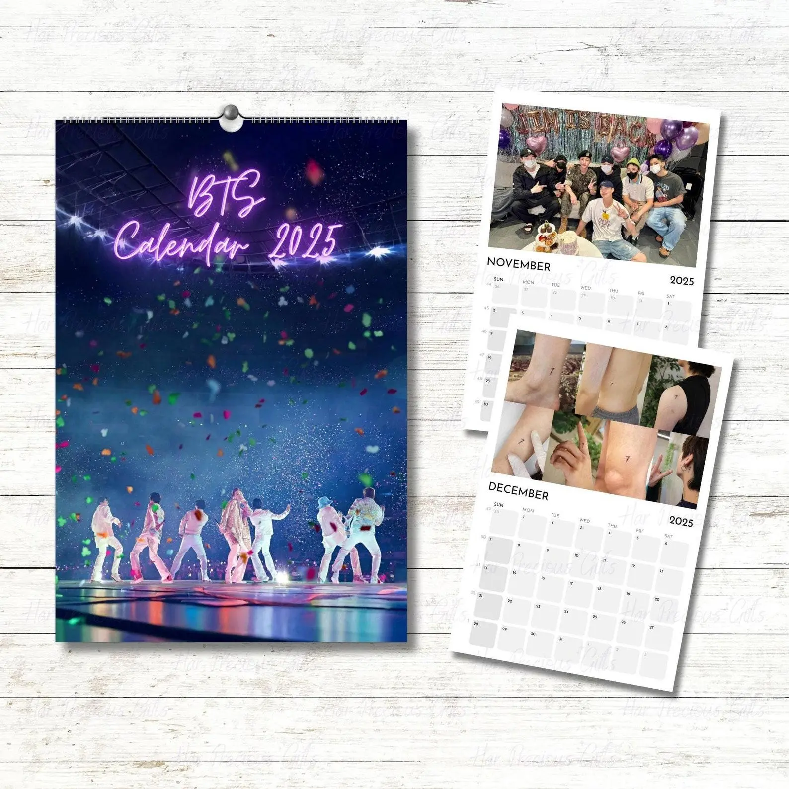 BTTS 2025 Calendar: Chapter 2, The BTSS Journey Continues, BTSCalendar 2025