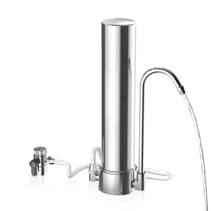 Under-Sink & Countertop Filtration,Water Filter for Sink Faucet & Counter Top,5-Stage Sink Water Filter & Dispenser with Mineral,8000 Gal, Flow for Kitchen/Bathroom.