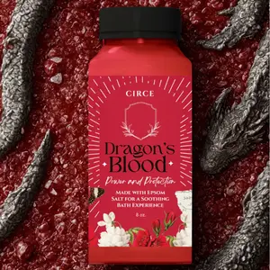 Dragon’s Blood Soul Bath Elixir – 8 oz salth bath