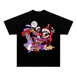 The Amazing Digital Circus Graphic Tee, Whimsical Cartoon Character Design, Fun Animated Show Streetwear, Mens Womenswear Top, the amazing digital circus, Colorful Fantasy Apparel