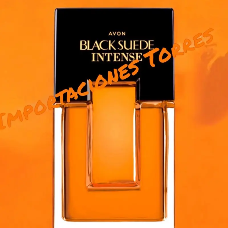Black Suede Intense Eau de Toilette Perfume Spray By Avon Mexico 100ml/3.4oz