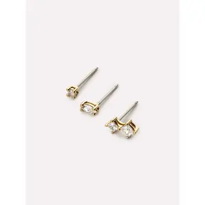 Stud Earrings Set - Val White Set