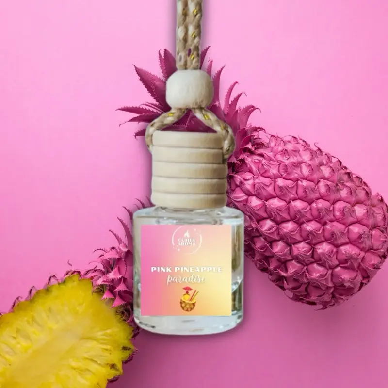 Pink Pineapple Paradise Car Diffuser, Car Air Freshener