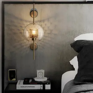 Vintage Luxury Industrial Glass Globe LED Wall Sconces